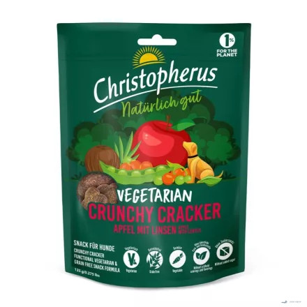 Christopherus Vegetarian - Crunchy Snack Alma és Lencse 125g