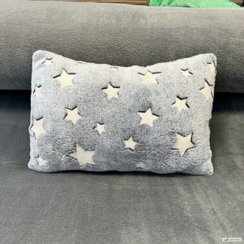 Díszpárna - fluoreszkáló csillagos