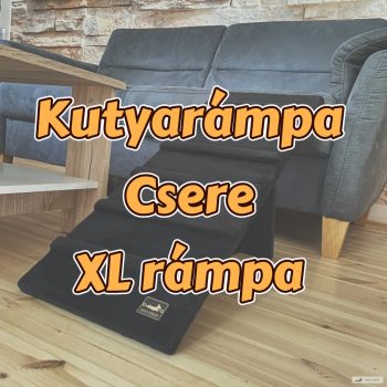 Kutyarámpa csere - XL méret